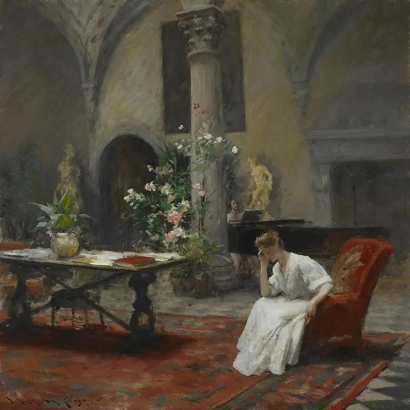 Piosenka - William Merritt Chase