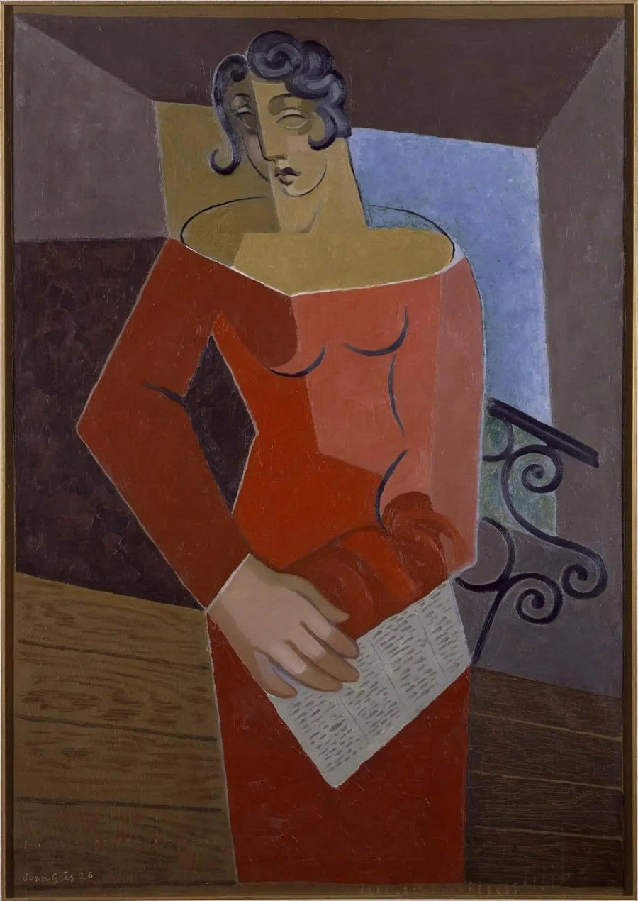 Śpiewaczka - Juan Gris
