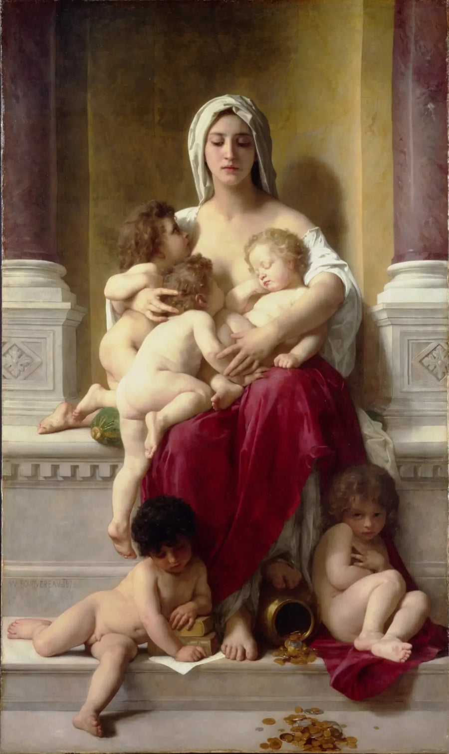 Miłosierdzie - Bouguereau