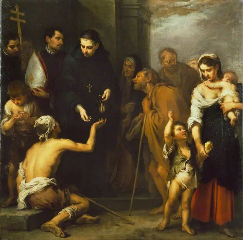 Miłosierdzie św. Tomasza z Villanueva - Bartolomé Esteban Murillo