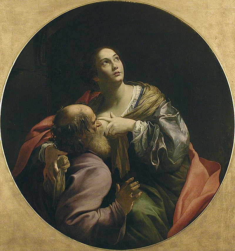 Rzymska miłość bliźniego - Simon Vouet