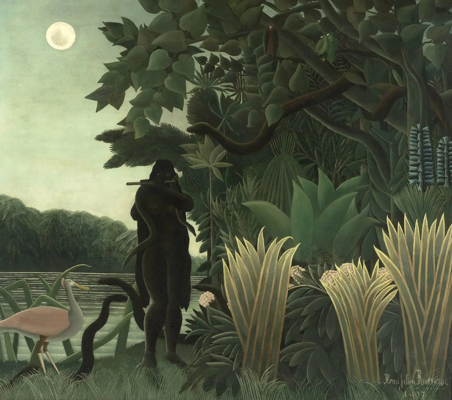 Urokczyni węży - Henri Rousseau