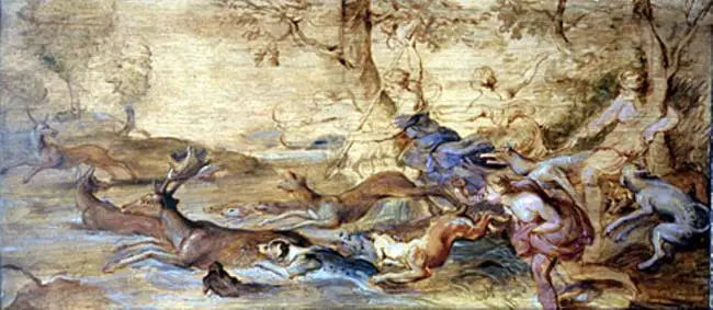 Polowanie na Dianę - Peter Paul Rubens