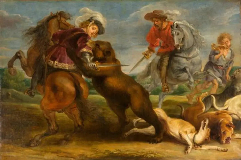 Polowanie na niedźwiedzia - Peter Paul Rubens