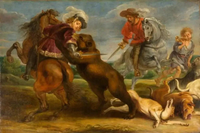 Polowanie na niedźwiedzia - Peter Paul Rubens