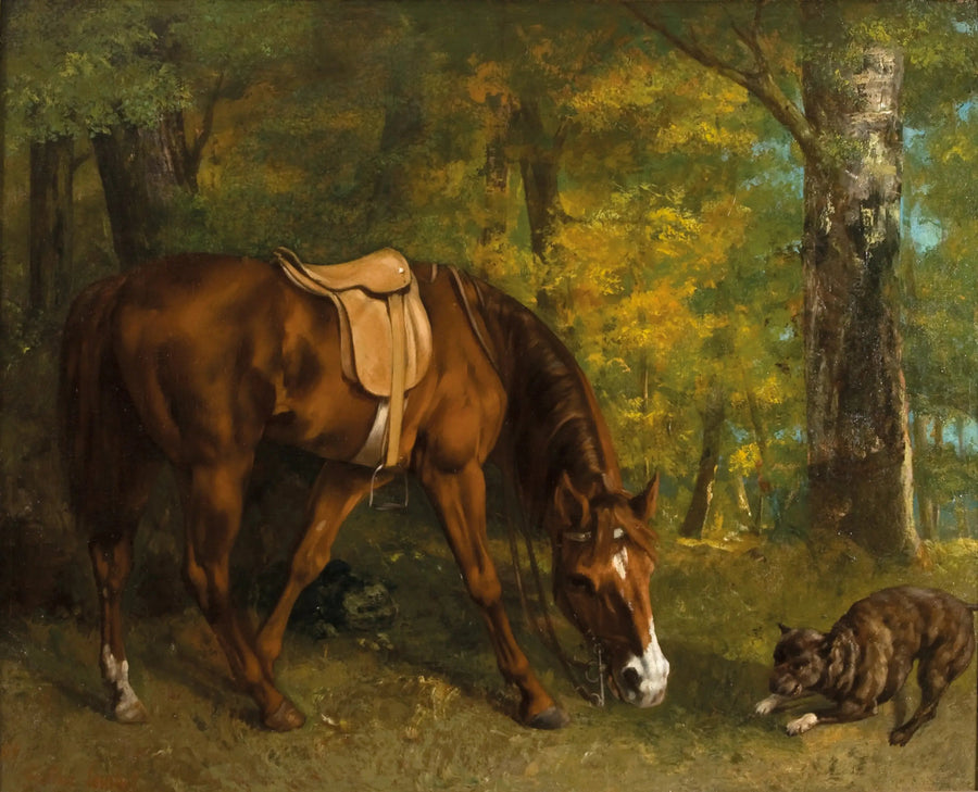 Polowanie na lisa - Gustave Courbet