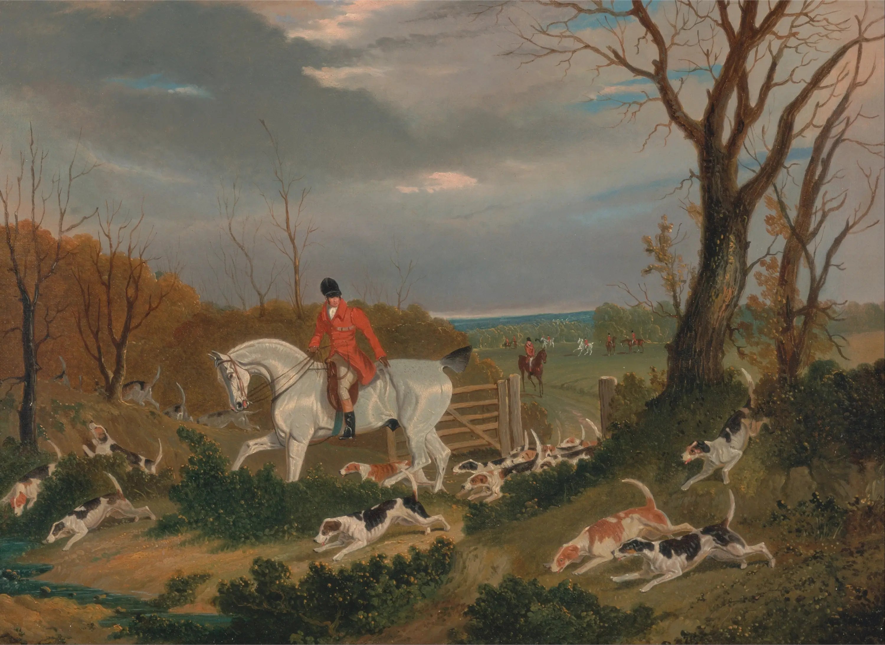 La chasse au Suffolk : Vers la couverture près de Herringswell - John Frederick Herring, Sr. image 1 reproduction de peinture à l’huile
