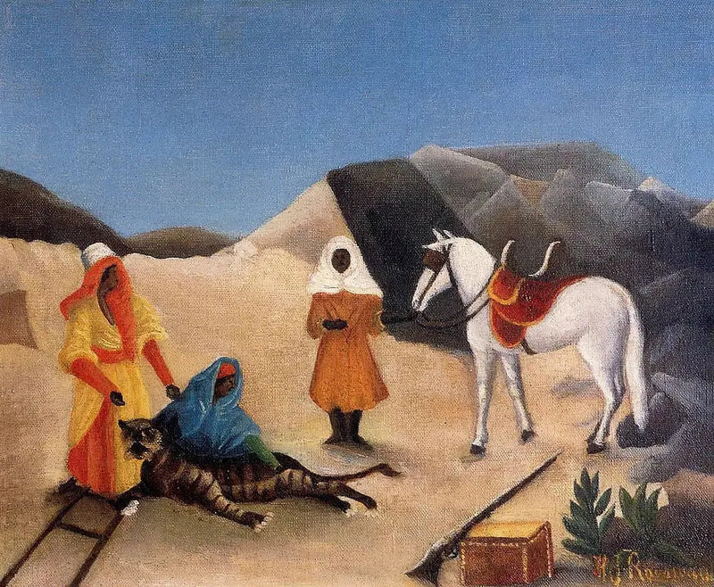 Polowanie na tygrysa - Henri Rousseau
