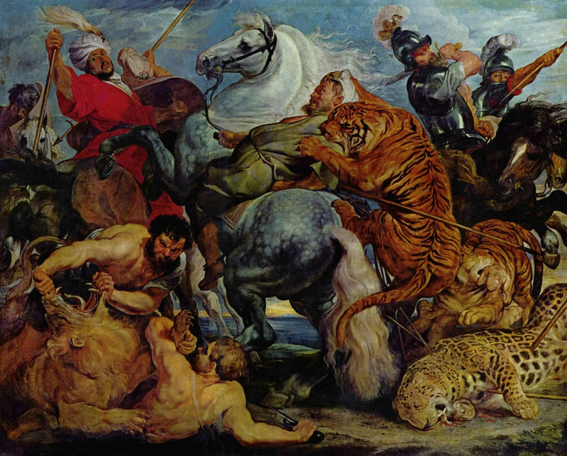 Polowanie na tygrysa - Peter Paul Rubens