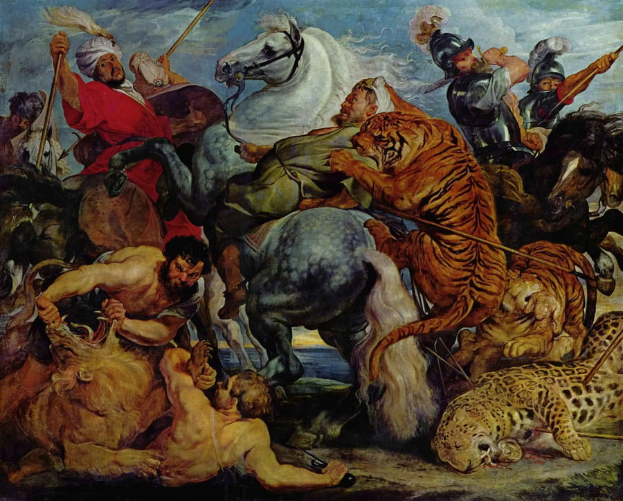Polowanie na tygrysa - Peter Paul Rubens