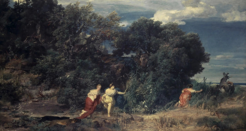 Polowanie na Dianę - Arnold Böcklin