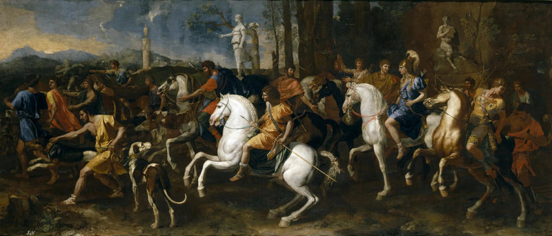 Polowanie na Méléagrego i Atalantę - Nicolas Poussin