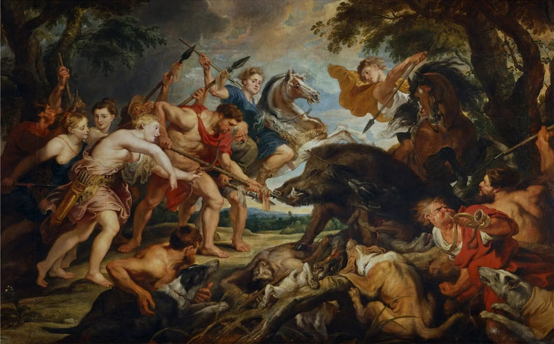 Polowanie Méléagre i Atalanty - Peter Paul Rubens
