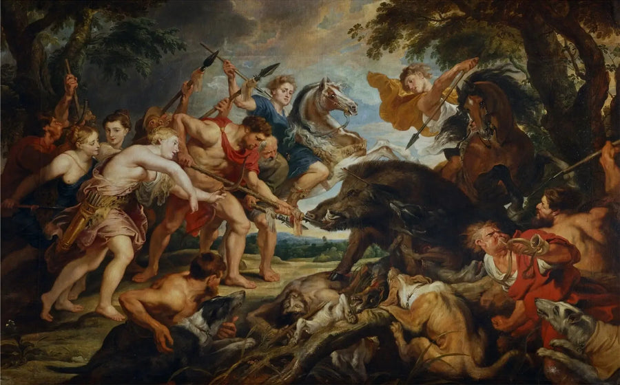 Polowanie Méléagre i Atalanty - Peter Paul Rubens