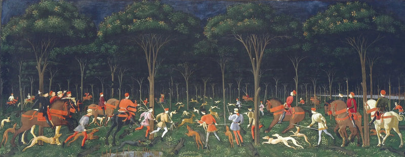 Polowanie nocne - Paolo Uccello