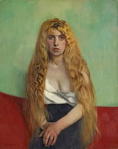 Blond włosy - Félix Vallotton