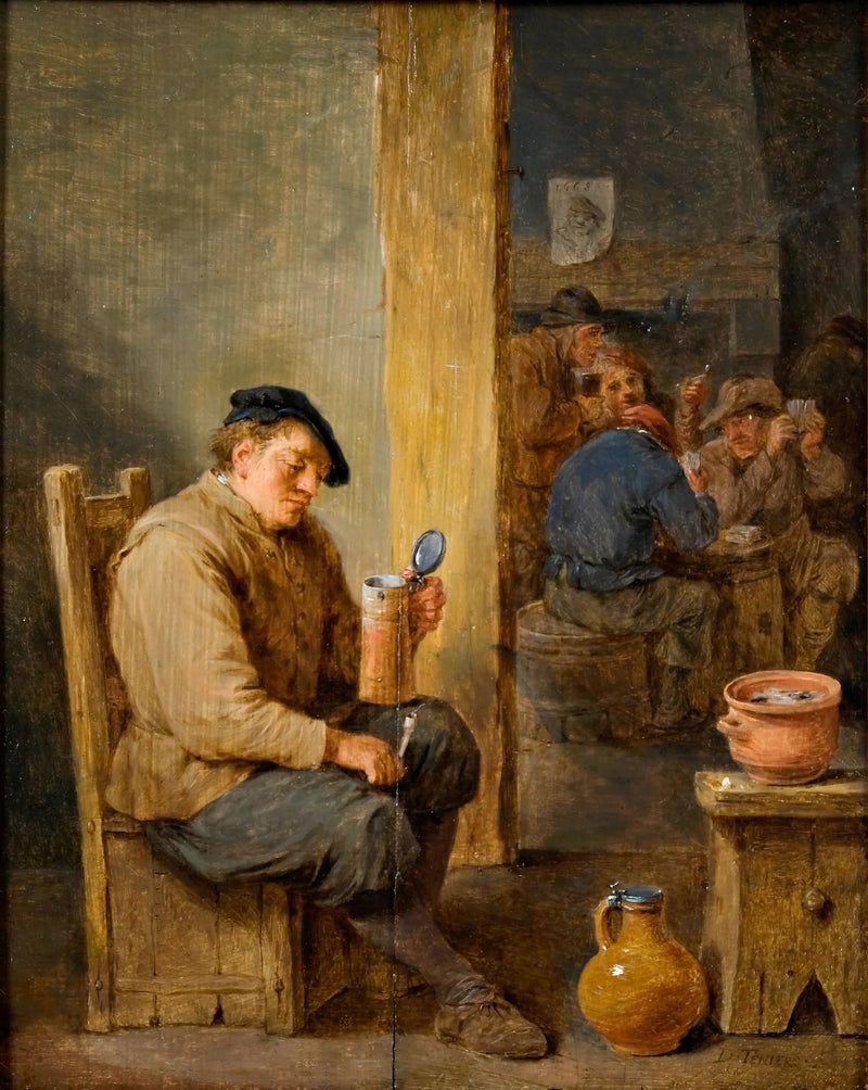 Pusta kufel - David Teniers Młodszy