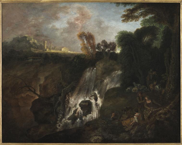 Upadek wodospadu - Antoine Watteau