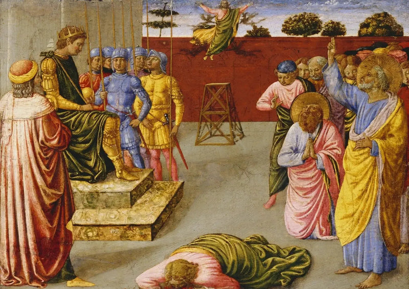 Upadek Simona Maga - Benozzo Gozzoli