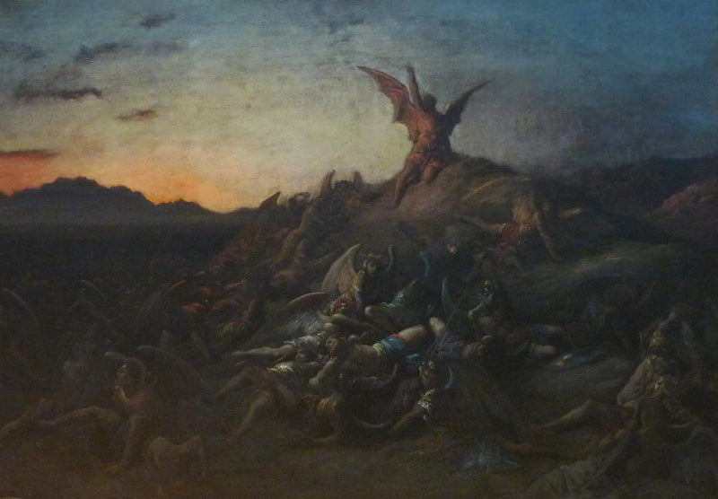 Upadek zbuntowanych aniołów - Gustave Doré