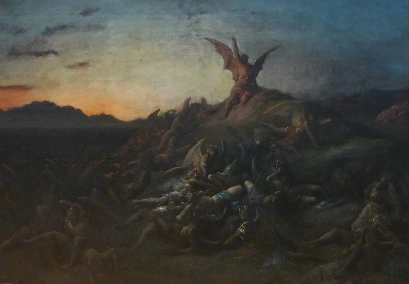 Upadek zbuntowanych aniołów - Gustave Doré