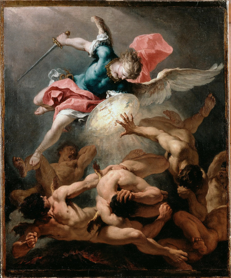 Upadek zbuntowanych aniołów - Sebastiano Ricci