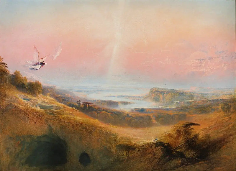 Niebo i Rzeka Szczęścia - John Martin