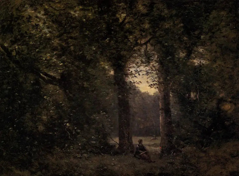 La Clairière, pamiątka z Ville-d'Avray - Jean-Baptiste Camille Corot