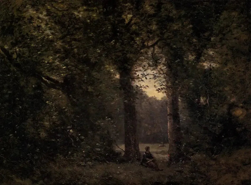 La Clairière, pamiątka z Ville-d'Avray - Jean-Baptiste Camille Corot
