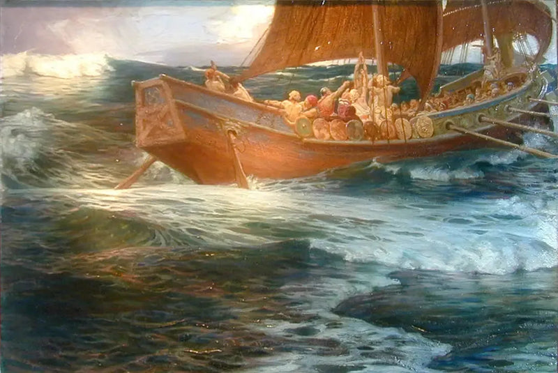 Gniew boga morza - Herbert Draper