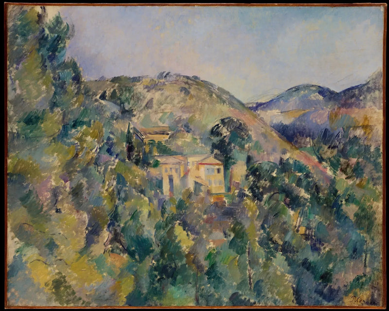 Wzgórze Ubogich koło Czarnego Zamku, z widokiem na Świętego Józefa - Paul Cézanne
