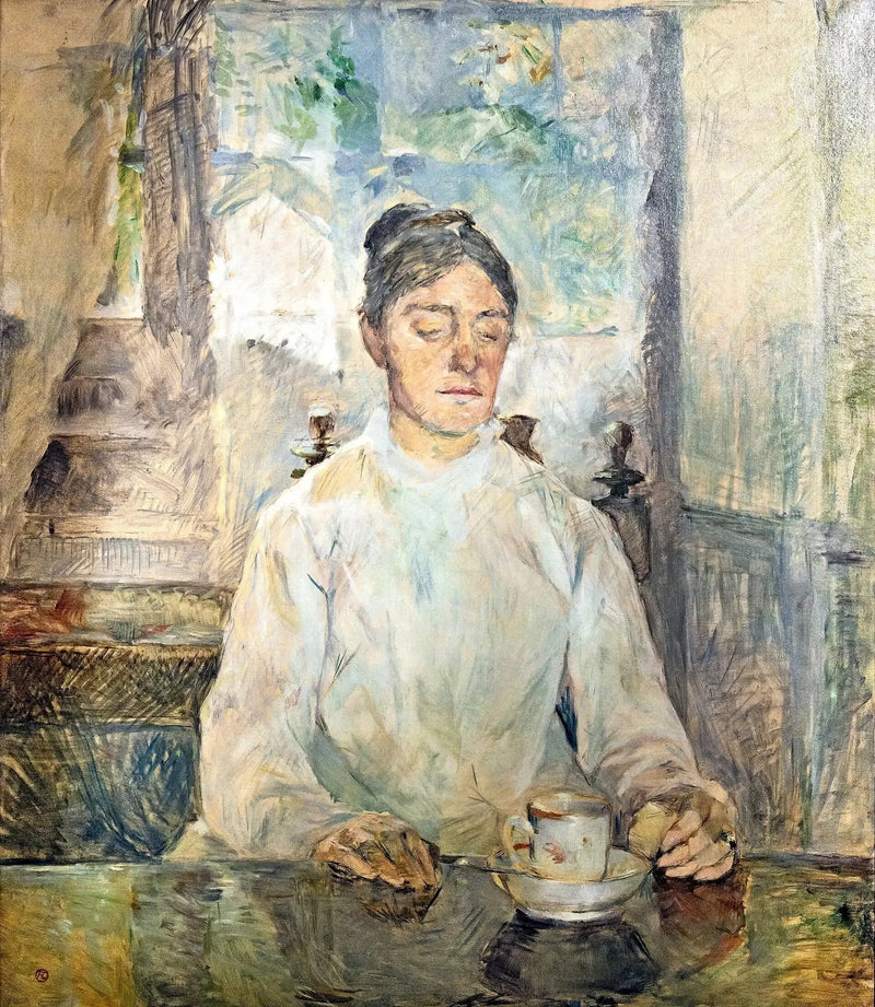 Hrabina Adèle autorstwa Toulouse-Lautrec - Henri de Toulouse-Lautrec