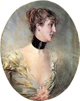 Hrabina Ritzer - Giovanni Boldini