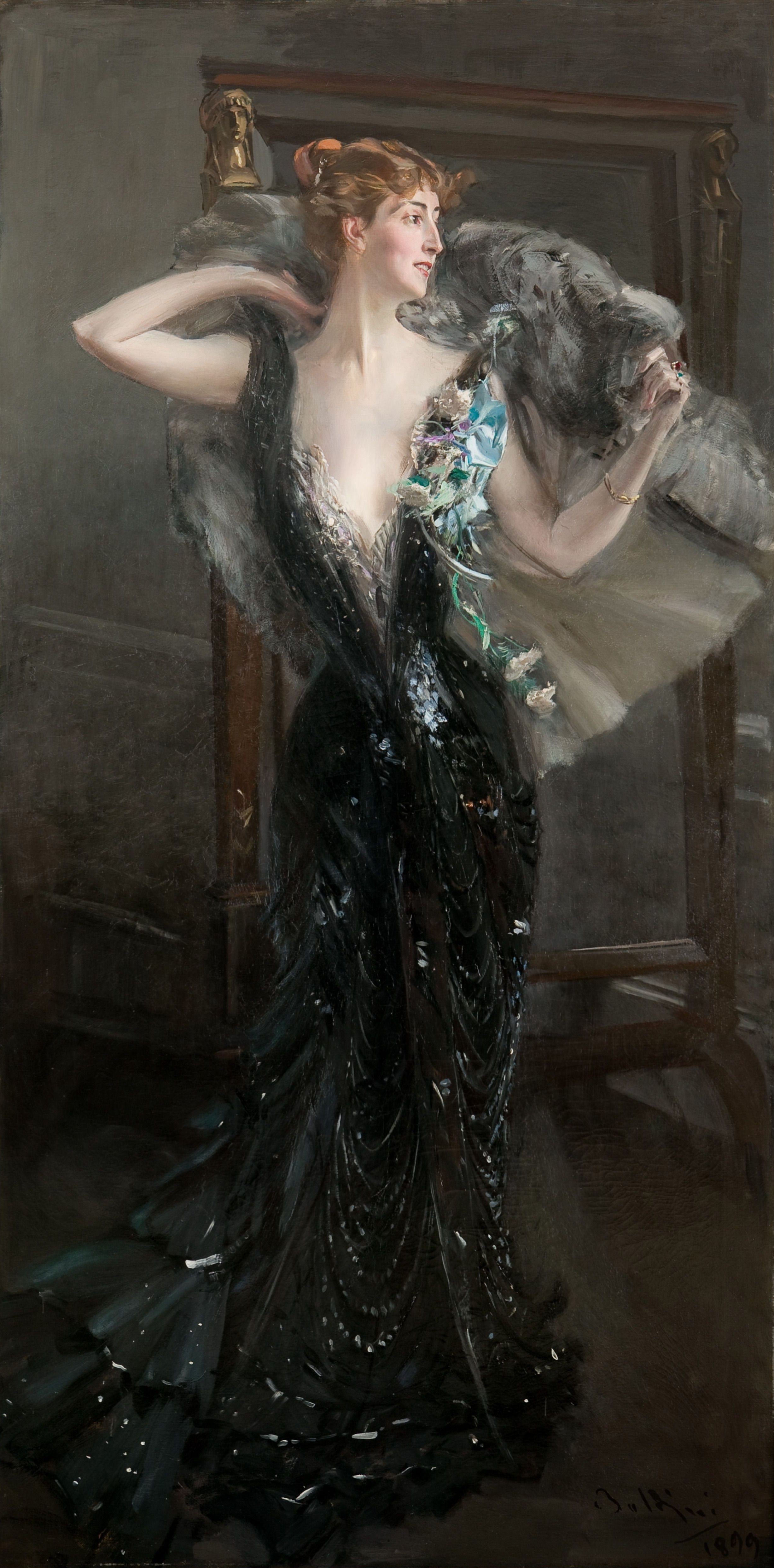 La comtesse Speranza - Giovanni Boldini image 1 copie peinte à la main à l’huile