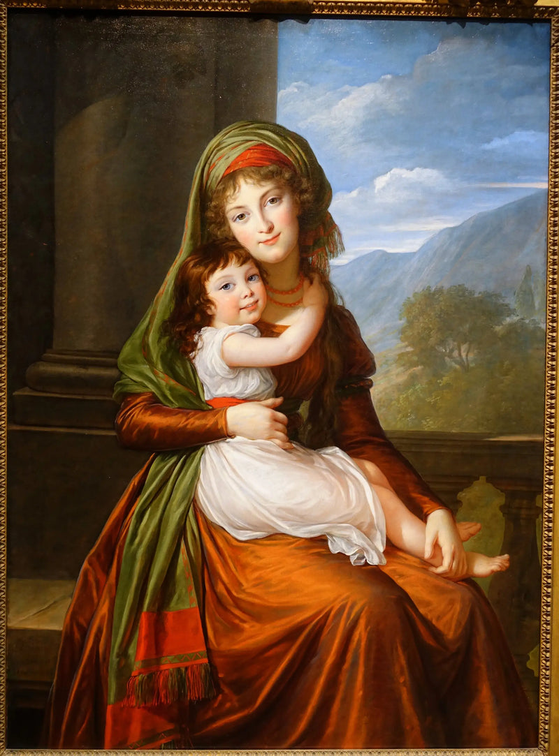 Hrabina von Schoenfeld z córką - Élisabeth Vigée Le Brun