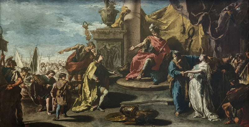 Kontynencja Scypiona - Giovanni Battista Pittoni