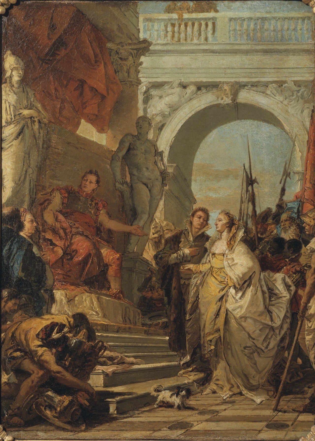 Kontynencja Scypiona - Giovanni Battista Tiepolo