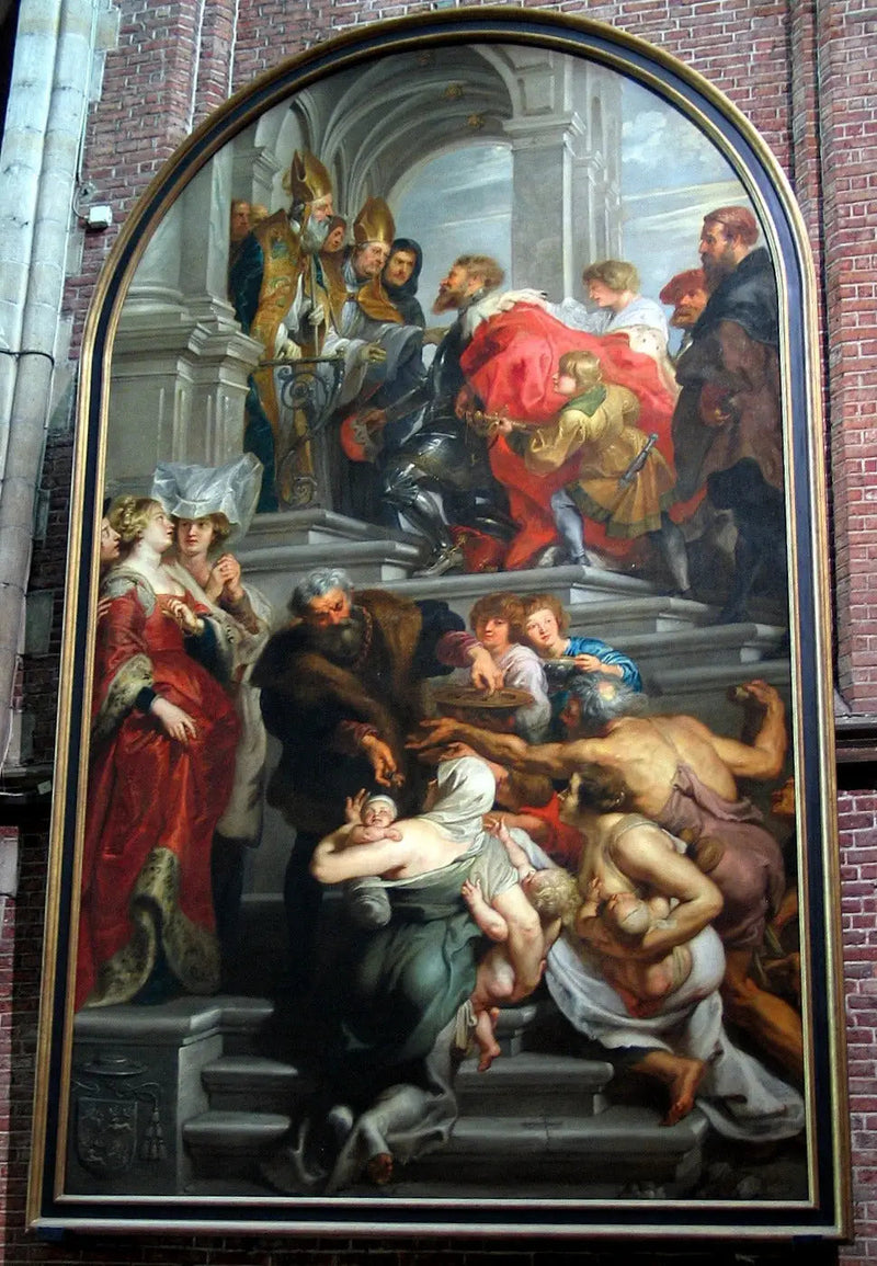 Konwersja świętego Bawona - Peter Paul Rubens