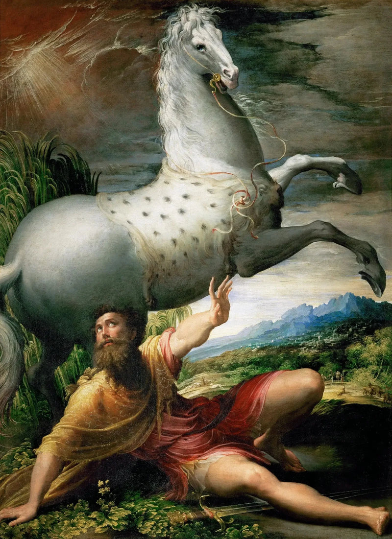 Konwersja świętego Pawła - Parmigianino