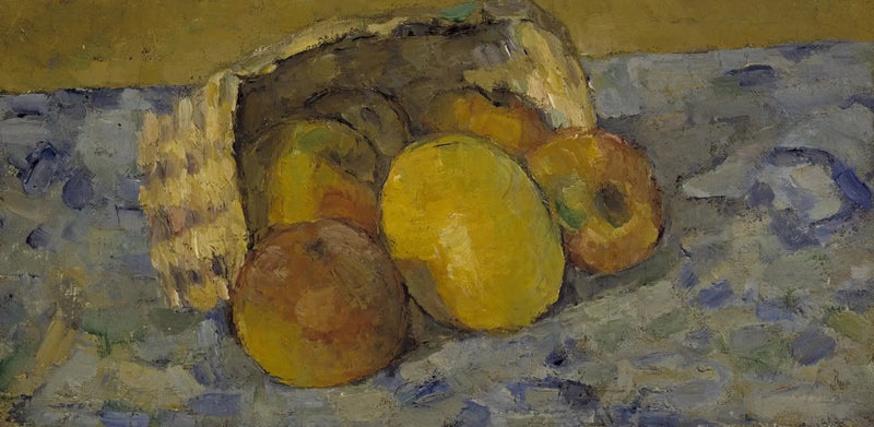 Przewrócony kosz - Paul Cézanne