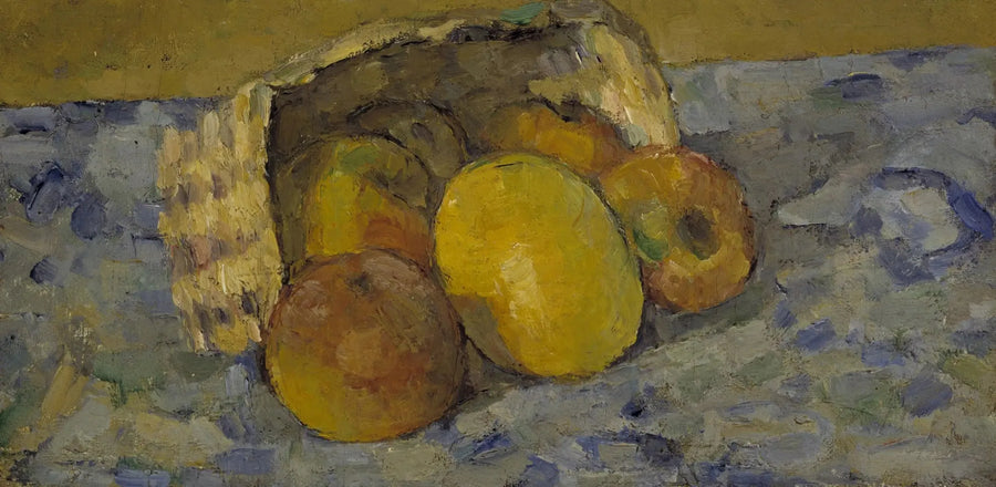 Przewrócony kosz - Paul Cézanne