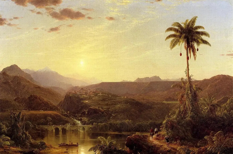 Cordillera, promień słońca - Frederic Edwin Church