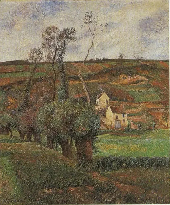 Wybrzeże Lézard w Pontoise - Camille Pissarro
