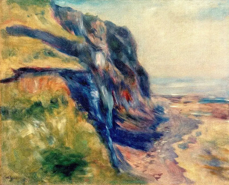 Wybrzeże w pobliżu Dieppe - Pierre-Auguste Renoir