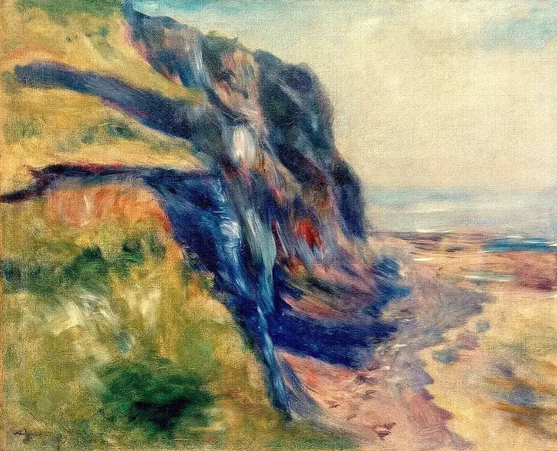 Wybrzeże w pobliżu Dieppe - Pierre-Auguste Renoir