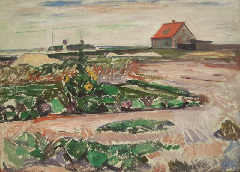Wybrzeże w pobliżu Lubeki - Edvard Munch