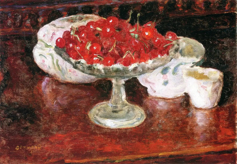 Miseczka z wiśniami - Pierre Bonnard