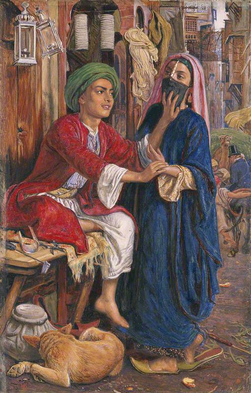 Dziedziniec producenta latarni - William Holman Hunt