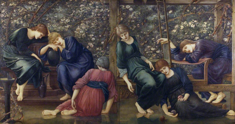 Dwór Ogrodu (z serii Róża Cierniowa) - Edward Burne-Jones