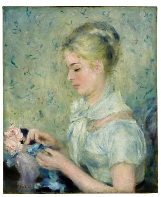 Szyjąca - Pierre-Auguste Renoir